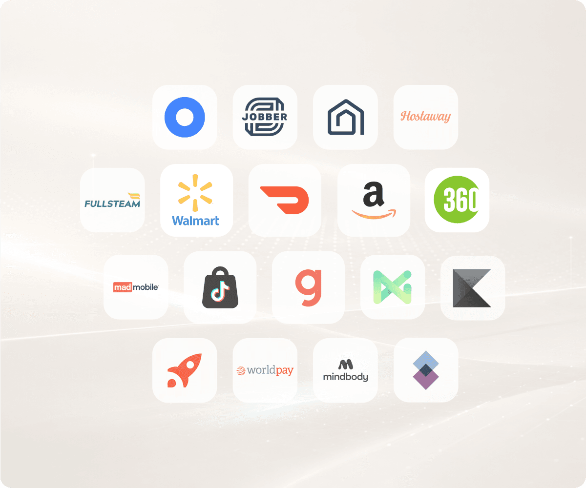 Logos of platforms that partner with Parafin